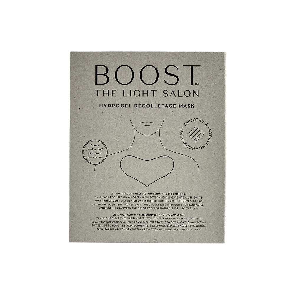 The light salon hydrogel décolletage mask 3pz